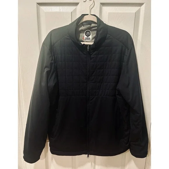 Ping Lg Norse Primaloft Zoned Black Full Zip Golf Jacket Wtr Resist Thermal FLAW - Picture 3 of 16